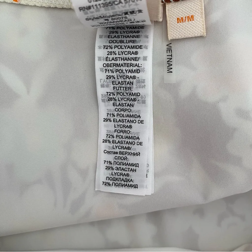 Tory Burch Lipsi Floral Print Underwire Balconette One Piece Swimsuit medium - Image 12