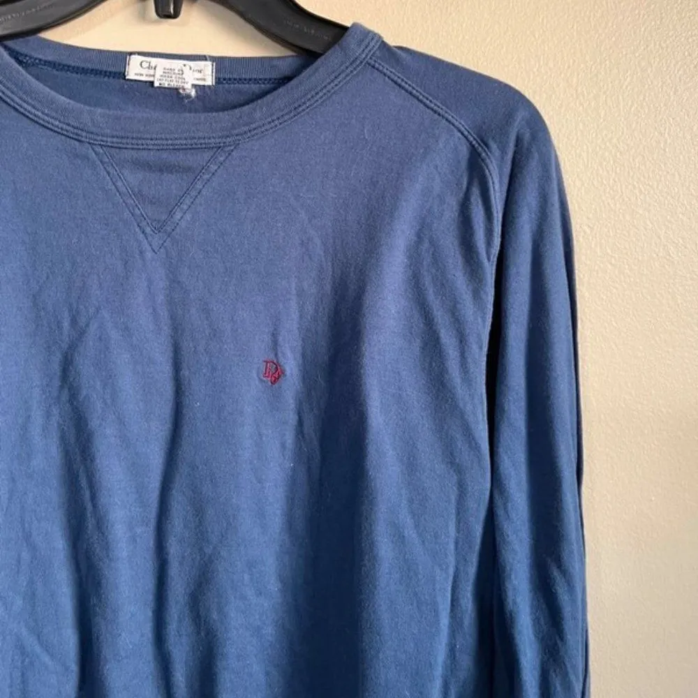 Christian Dior Active large navy long sleeve top - Image 2