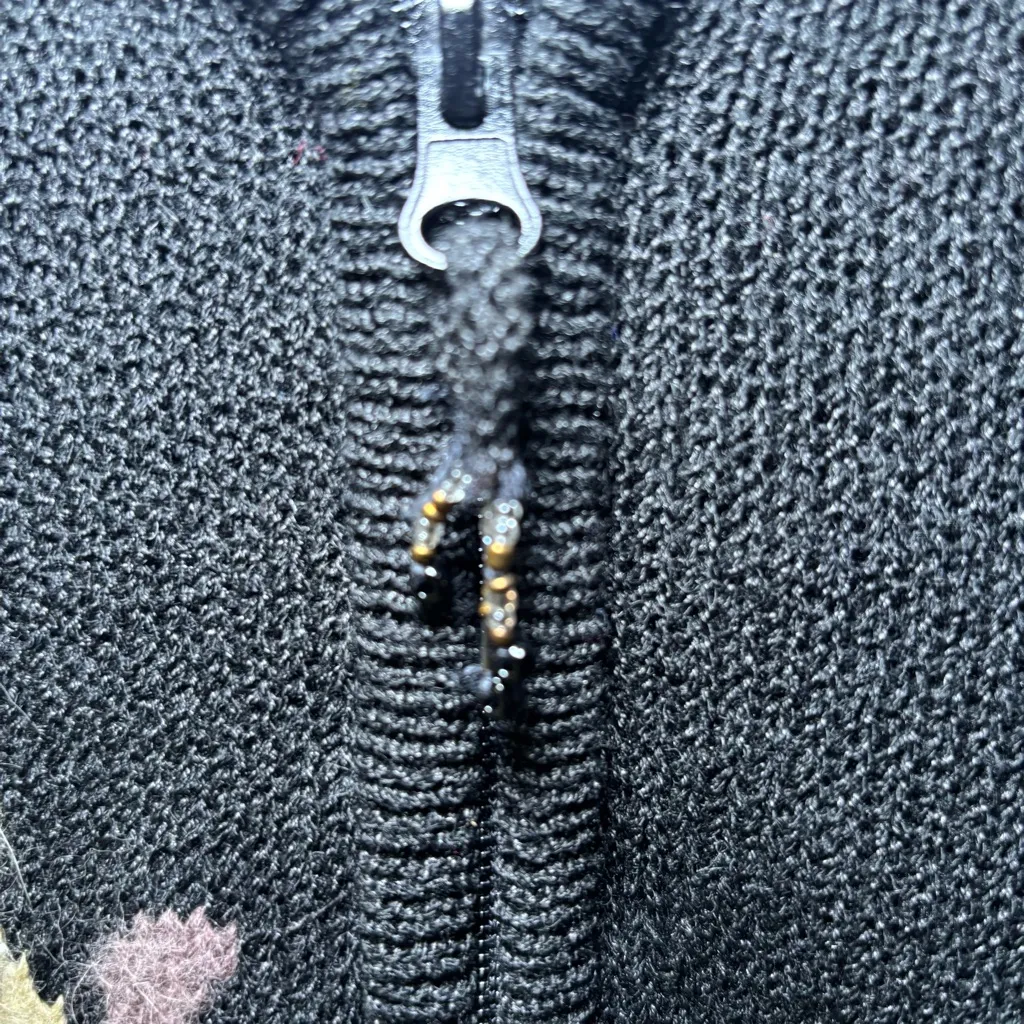 Coldwater Creek Cat Sweater Womens 2X Wool Angora Rabbit Hair Beaded Sequin - Image 5