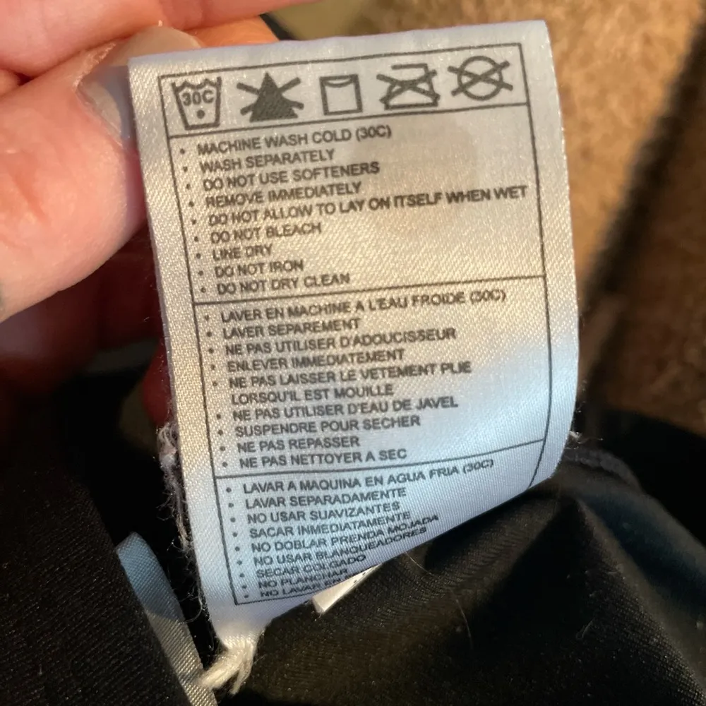 Nike Dri-Fit Black Highwaisted Shorts - Image 5