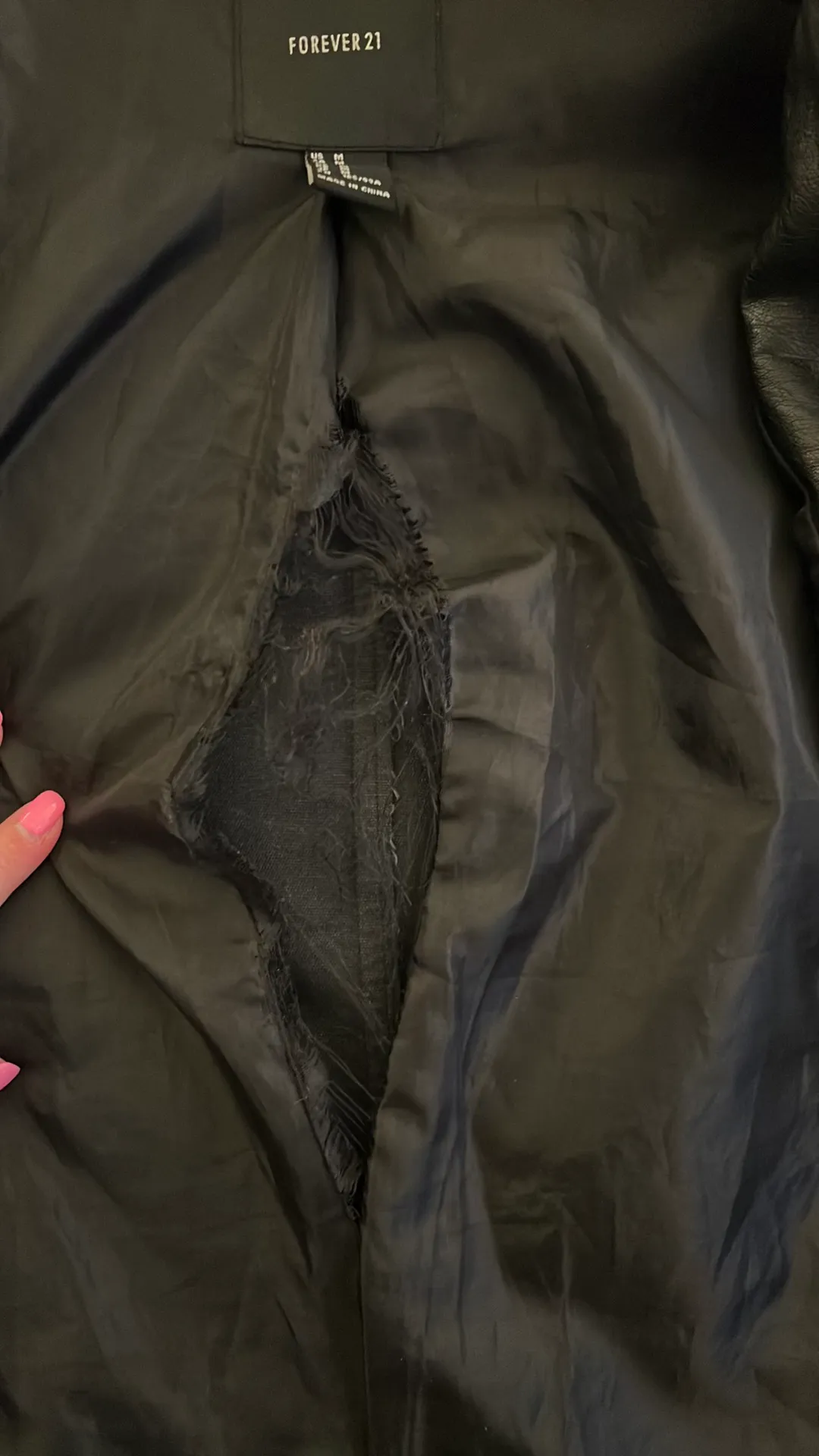 Black Leather Jacket - Image 7