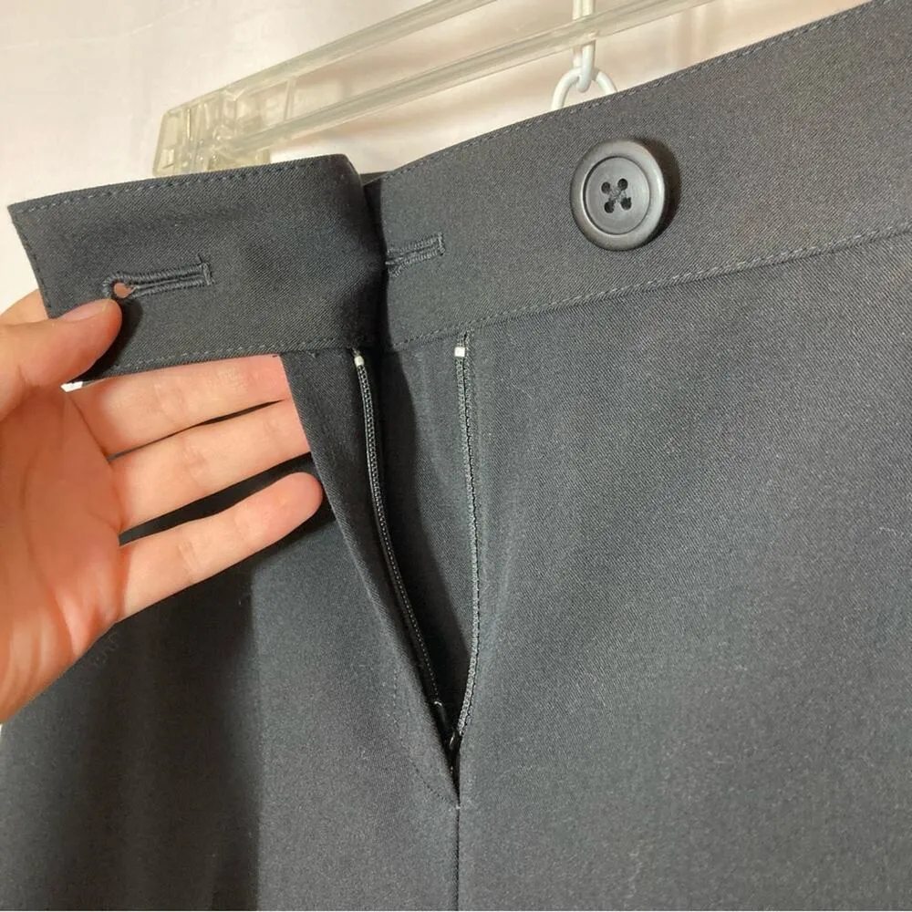 NWT CAbi Black Wide Leg Pleated High Rise Trousers Dress Pants - Image 6