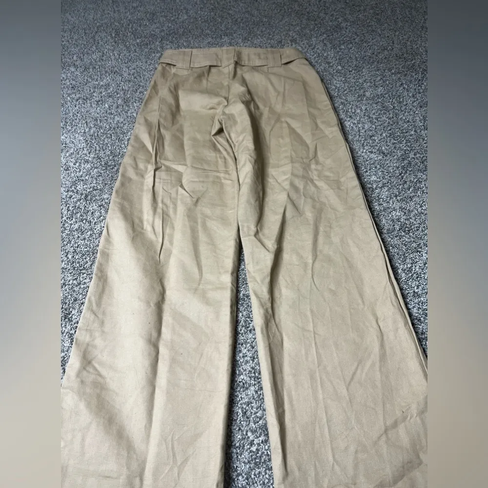 Princess Polly wide leg belted trouser pants size 4 - Image 5