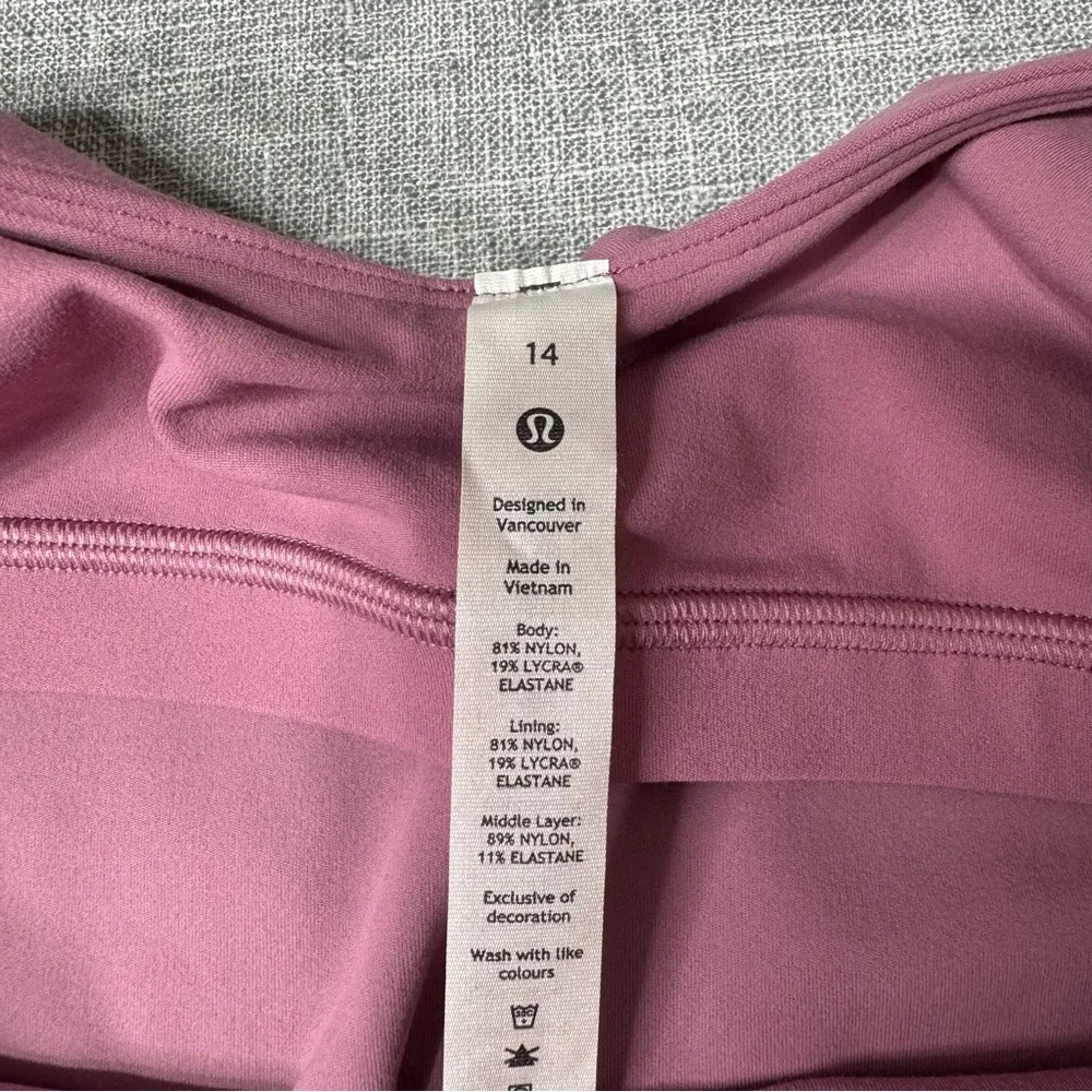 Lululemon Align Nulu Bodysuit Sleeveless Velvet Dusk Purple Size 14 NWT - Image 6