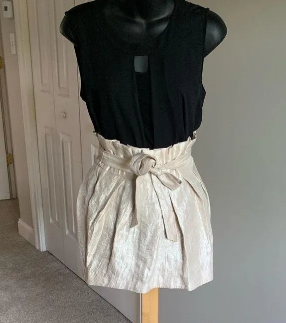 ASOS Skirt Paper Bag Waist Mini - Image 3