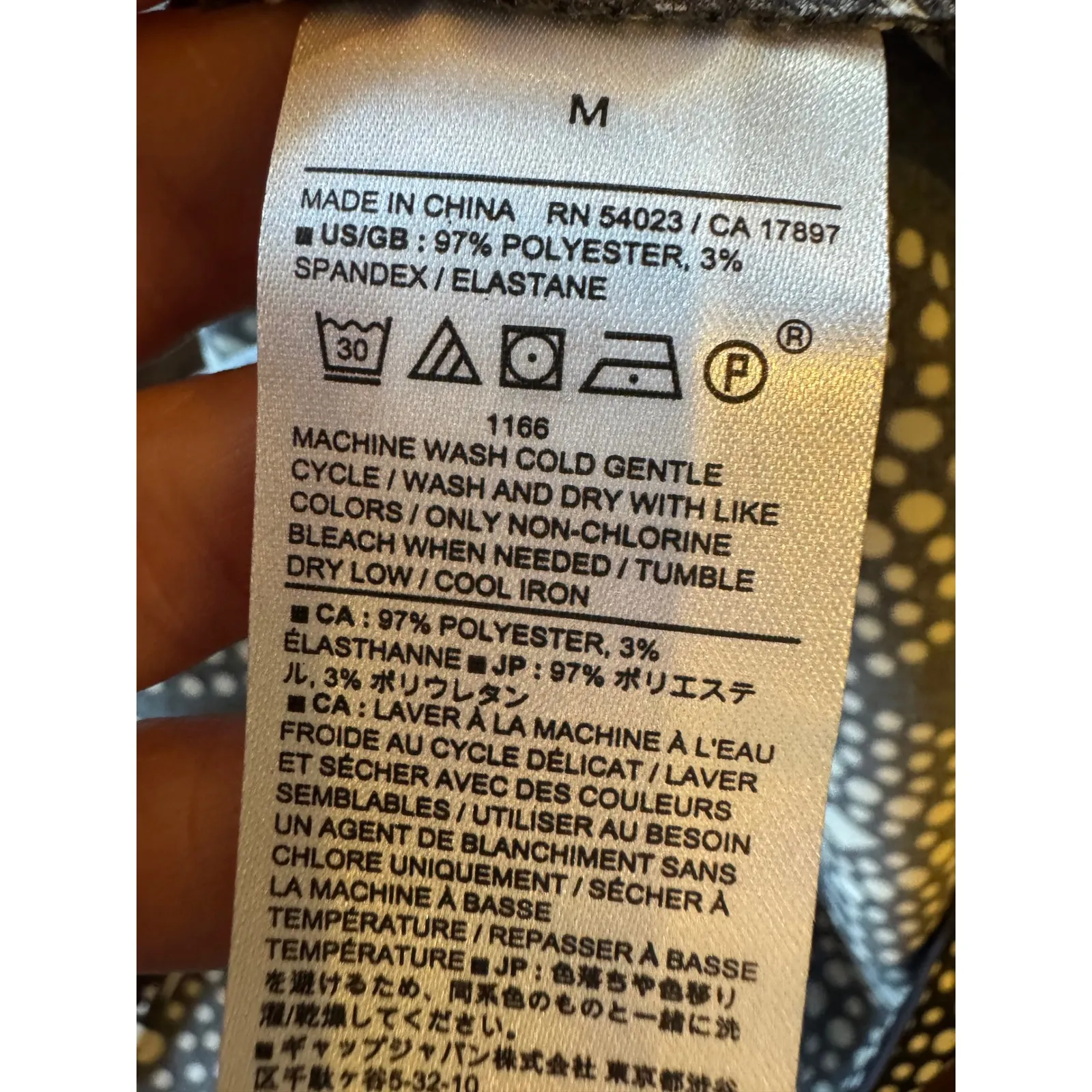 Banana Republic Dress Women‎ Medium Black White Geometric Print Satin Slip Midi - Image 10