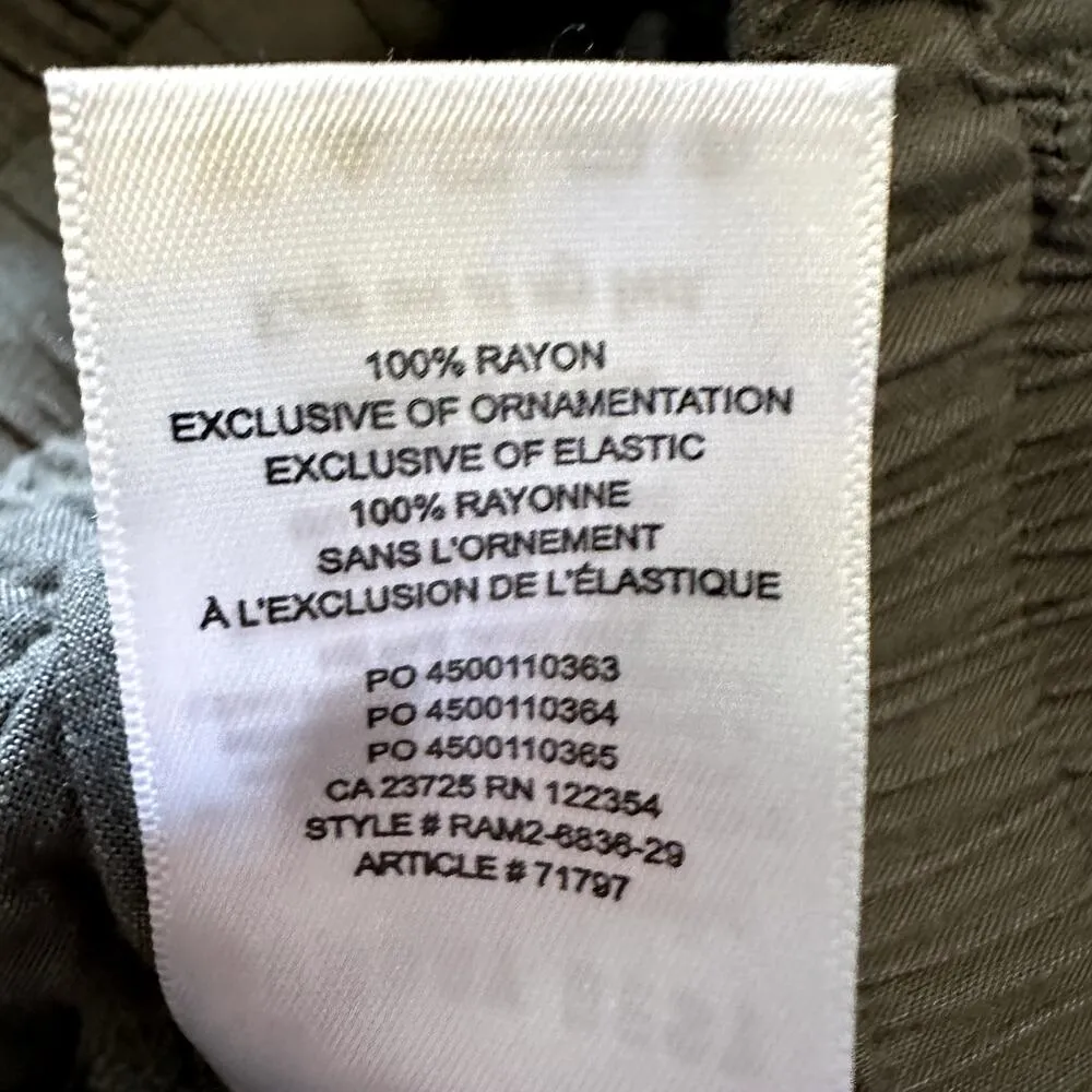 Sunday Best Greenville Joggers Pants Pockets Drawstring Waist Green Small - Image 4