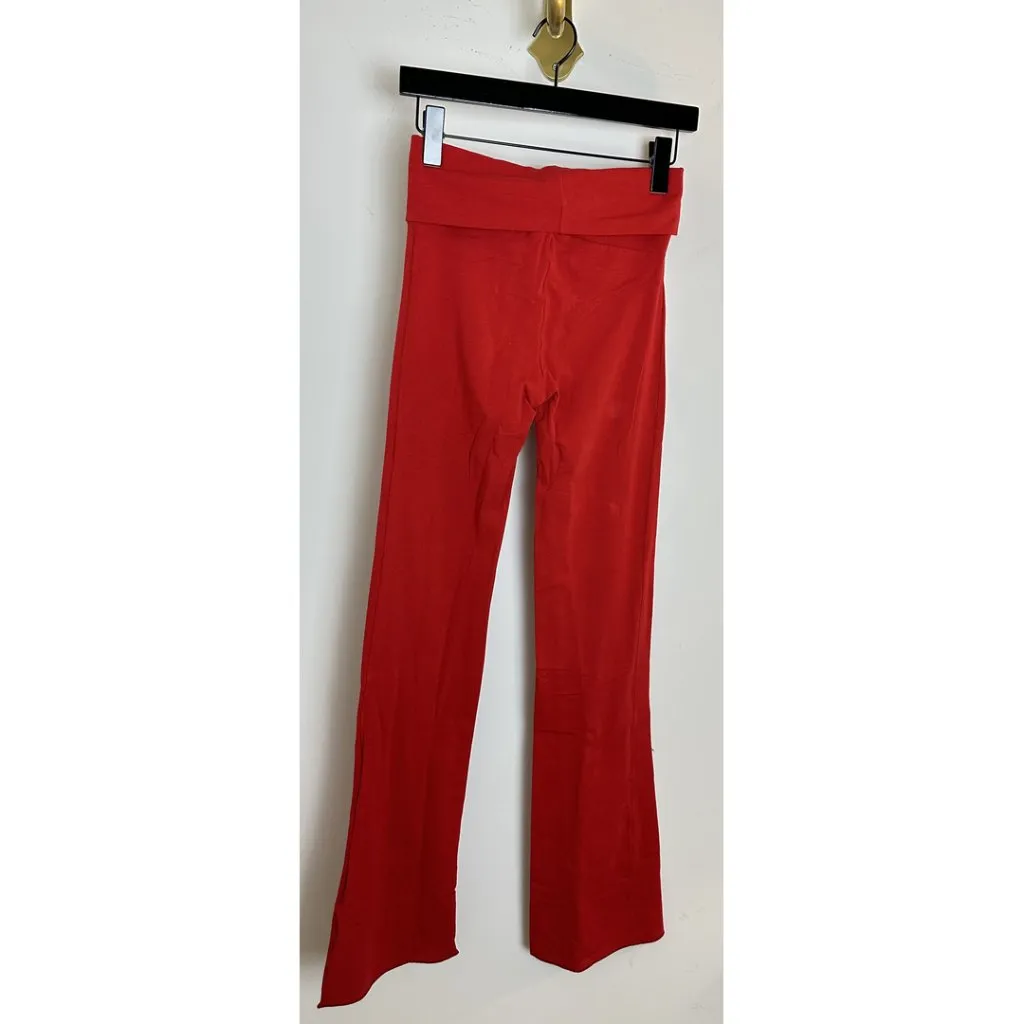 SKIMS  Foldover Pants in Red Size Small - Image 6