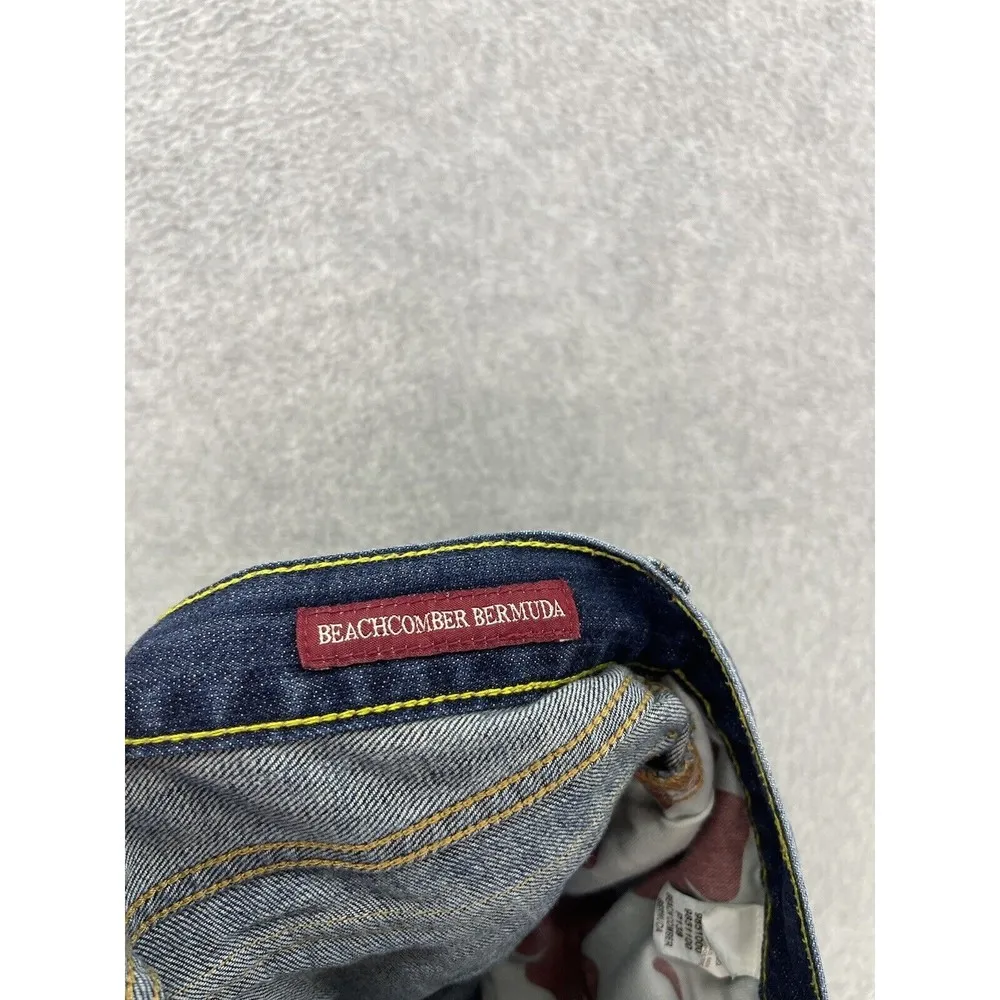 Lucky Jean's Women's Blue Denim Jean Shorts Beachcomber Bermuda Size 2 Dark Wash - Image 3