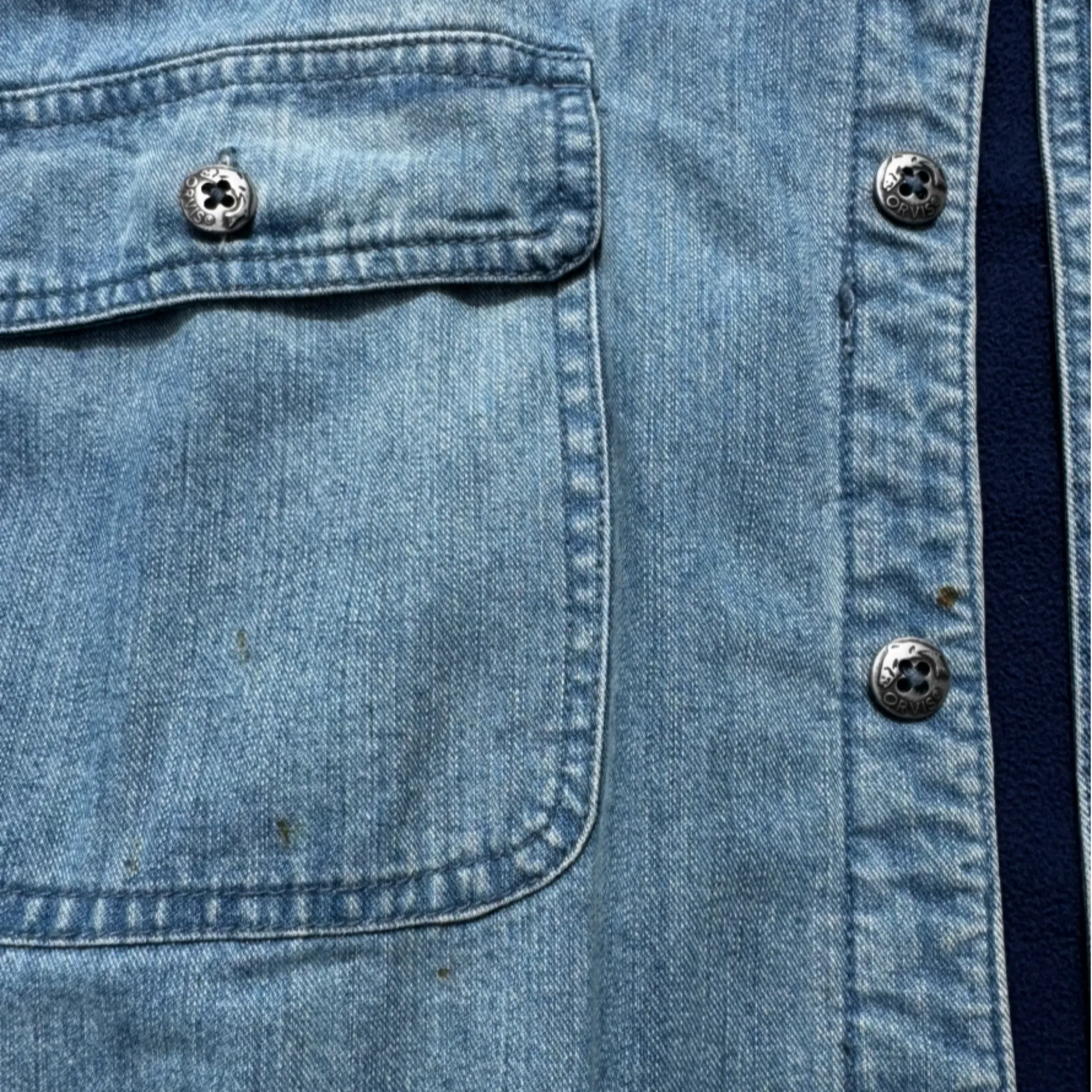 Orvis Fleece Lined Denim Shirt - Image 4