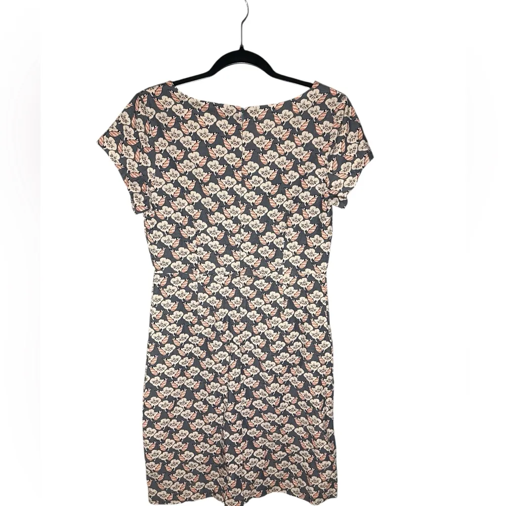 Floral Midi Dress with Pink Accents size 10uk/6 US Silver - Image 2