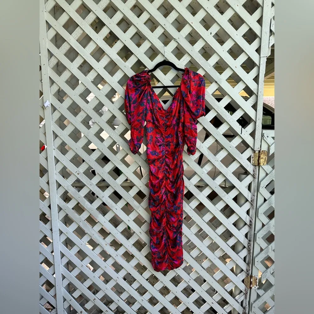 COPY - For Love & Lemons Monet Floral Midi Dress - Image 4