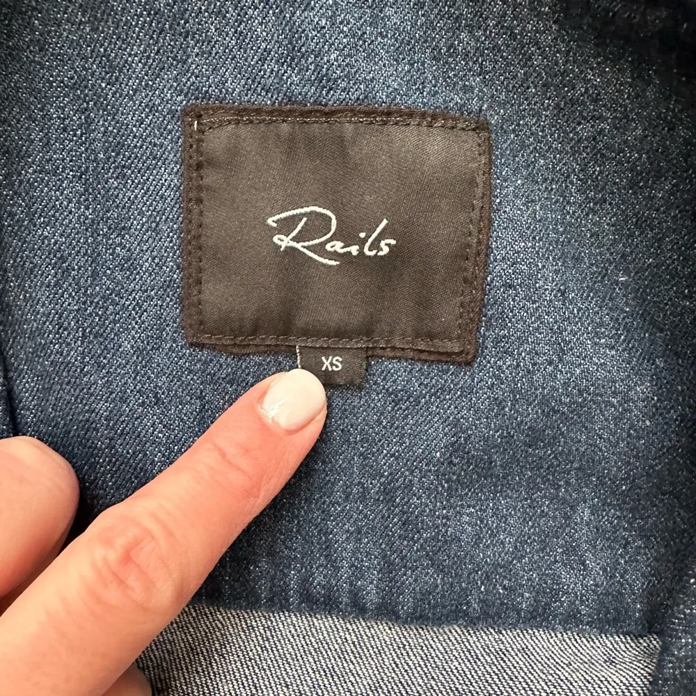 Rails Lisette Long Sleeve Denim Shirtdress XS - Image 8