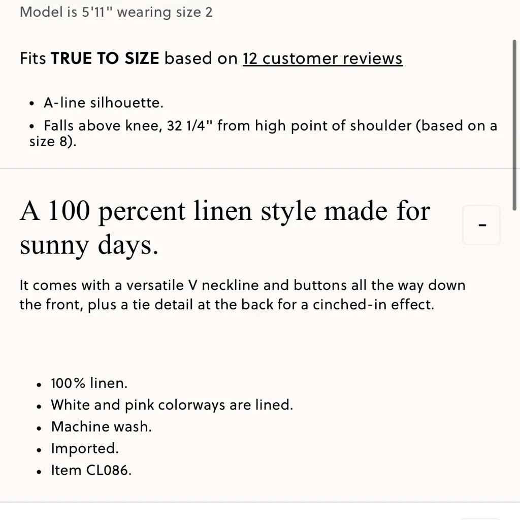 J.Crew Petite mini dress in linen - Image 3