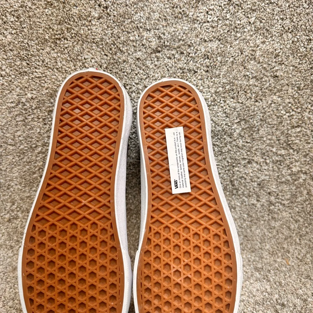 VANS Old Skool Canvas/Suede Fired Brick skater  Classic Mens 8.5 Womens 10 NEW - Image 5