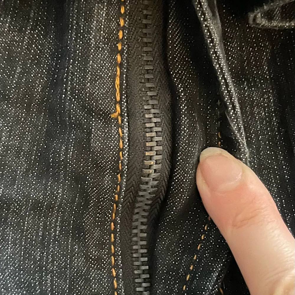 C’est Toi women’s dark wash cropped belted jeans, size 3XL plus boho spring - Image 13