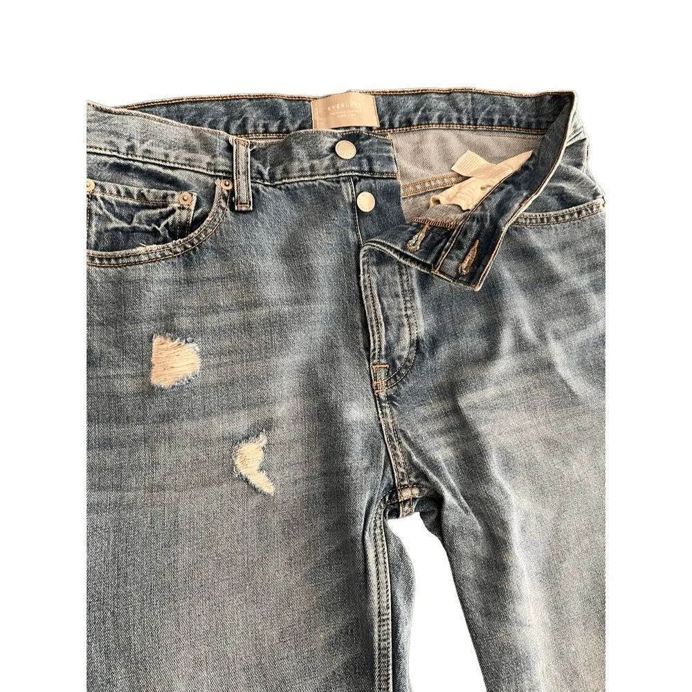 EVERLANE Denim Button Fly Jean 28 - Image 6