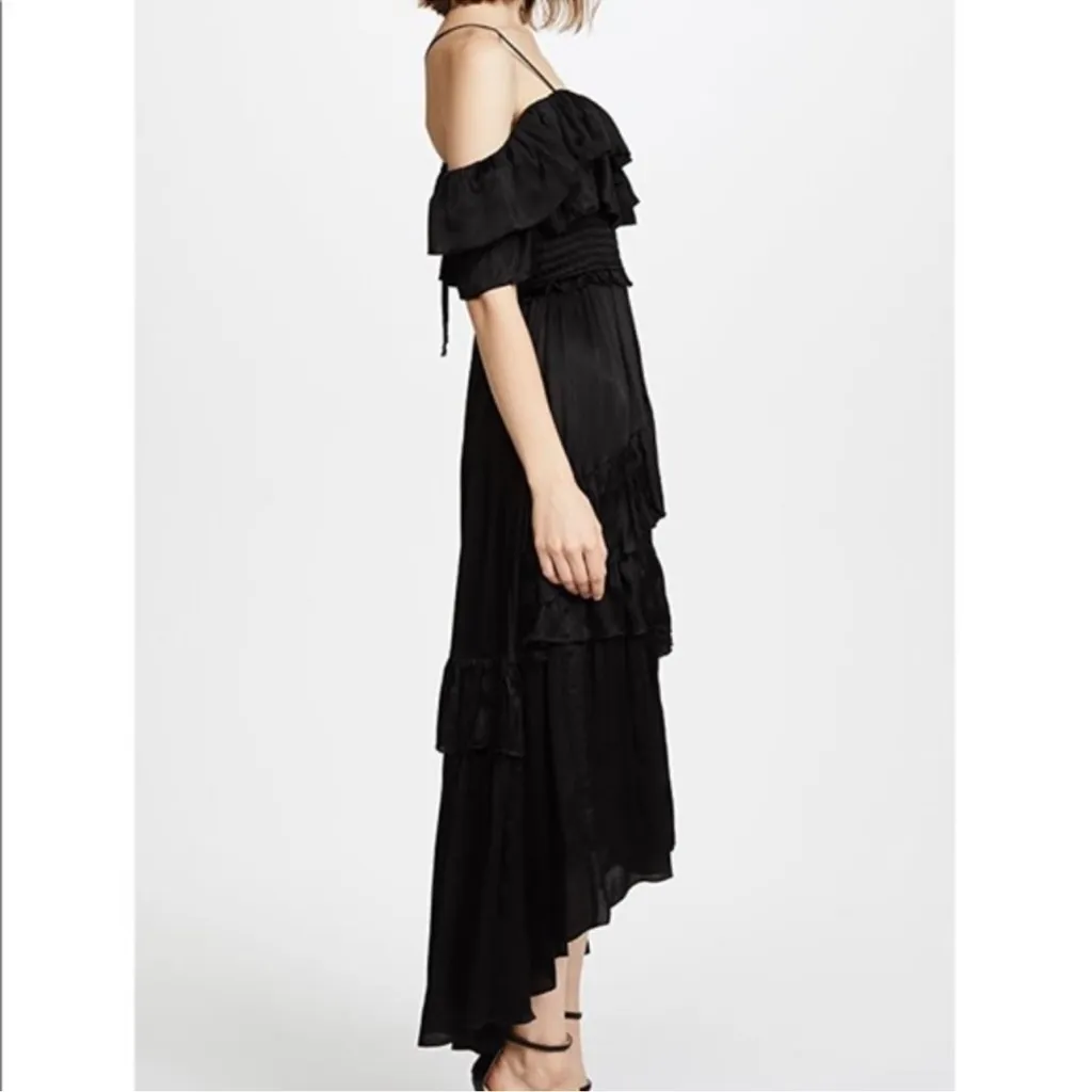 Ulla Johnson Louisa Silk Gown Madi Dress in Black Sz 2 - Image 2