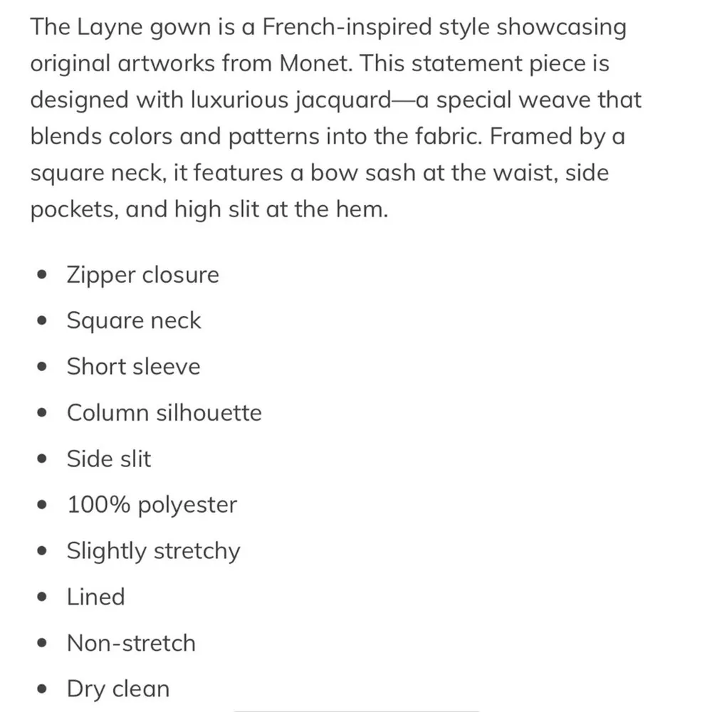 Kay Unger Layne Jacquard Column Formal Dress Lined Bow Side Slit Size 2 NWT - Image 4