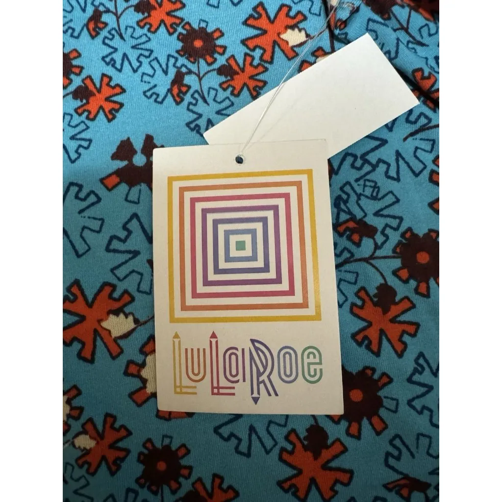 LuLaRoe Irma Top Puzzle Colorful Size XS‎ Hi Low Teacher Travel Loungewear NWT - Image 7