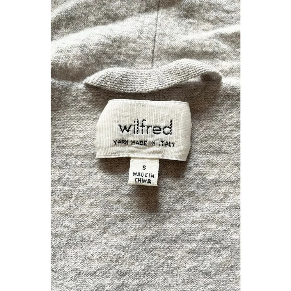 Wilfred 100% Wool Lightweight Cardigan Size S (sweater layering jacket coverup) - Image 4