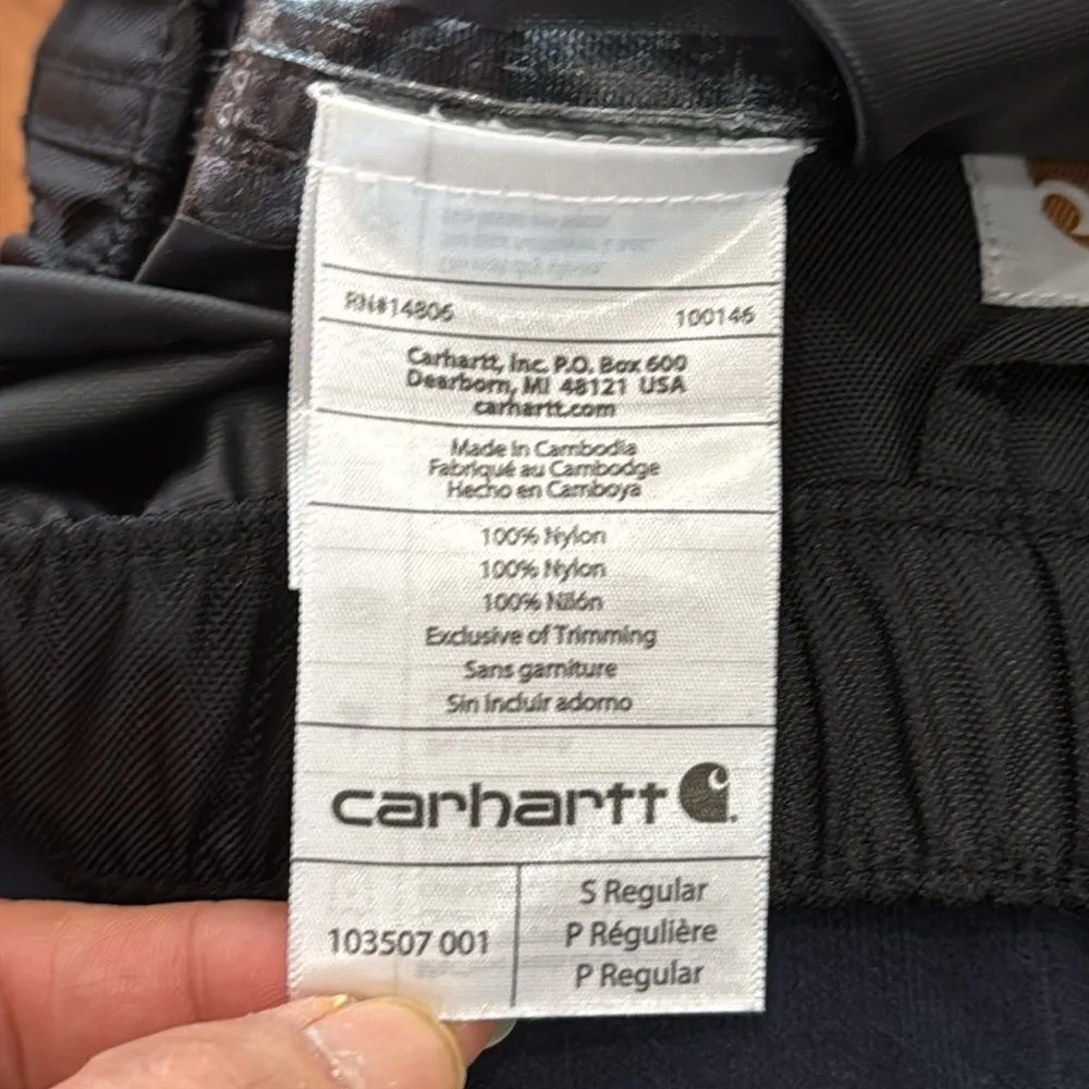 NWOT Carhartt Men's Black Storm Defender Relaxed Fit Midweight Pant size S - Image 10