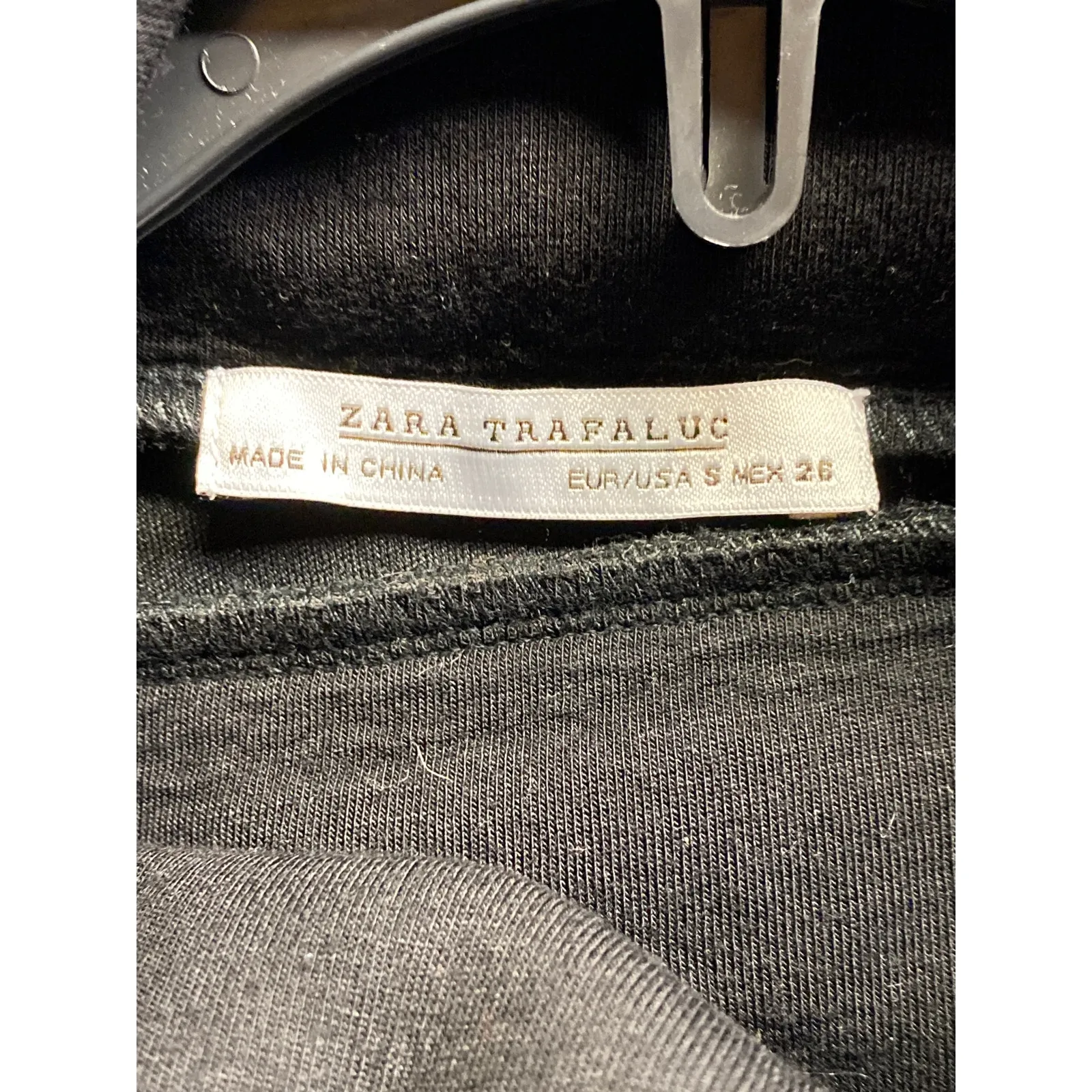 ZARA  Trafulac Women's Small Oversized Black Turtleneck Sweater - Image 3