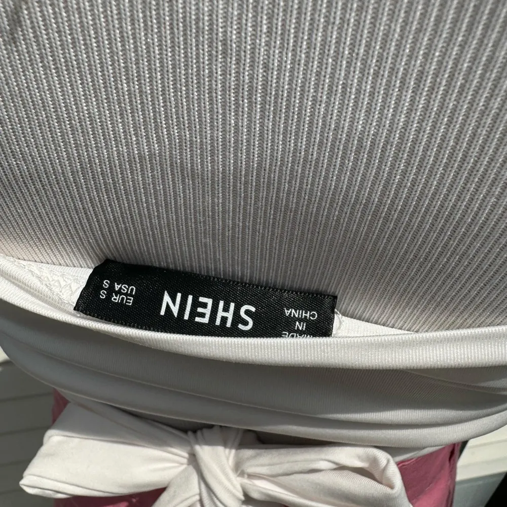 SheIn  white tank top tie back - Image 3