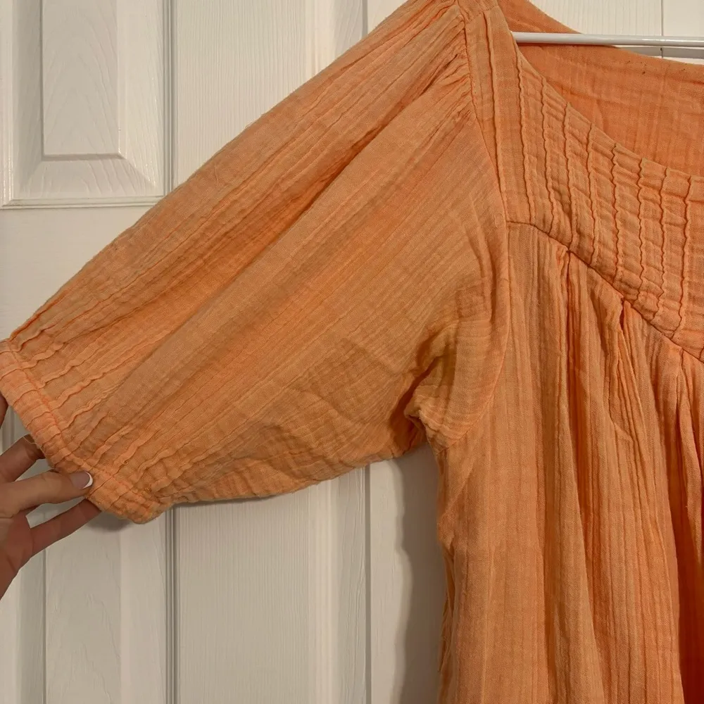 Free People Mystery Land Orange Dress Tunic - Image 6