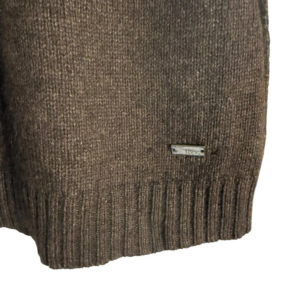 Escada Sport Brown Wool Angora Sweater Knit Sleeveless Tank Top Size Small - Image 4