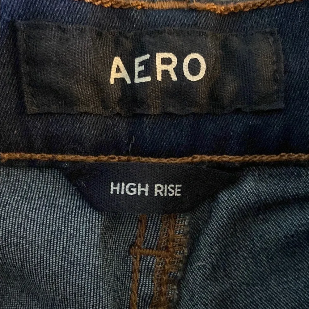 Aero Size 0 Regular Women's Teen Girl Dark Blue High Rise Jeans New with tag NWT - Image 8