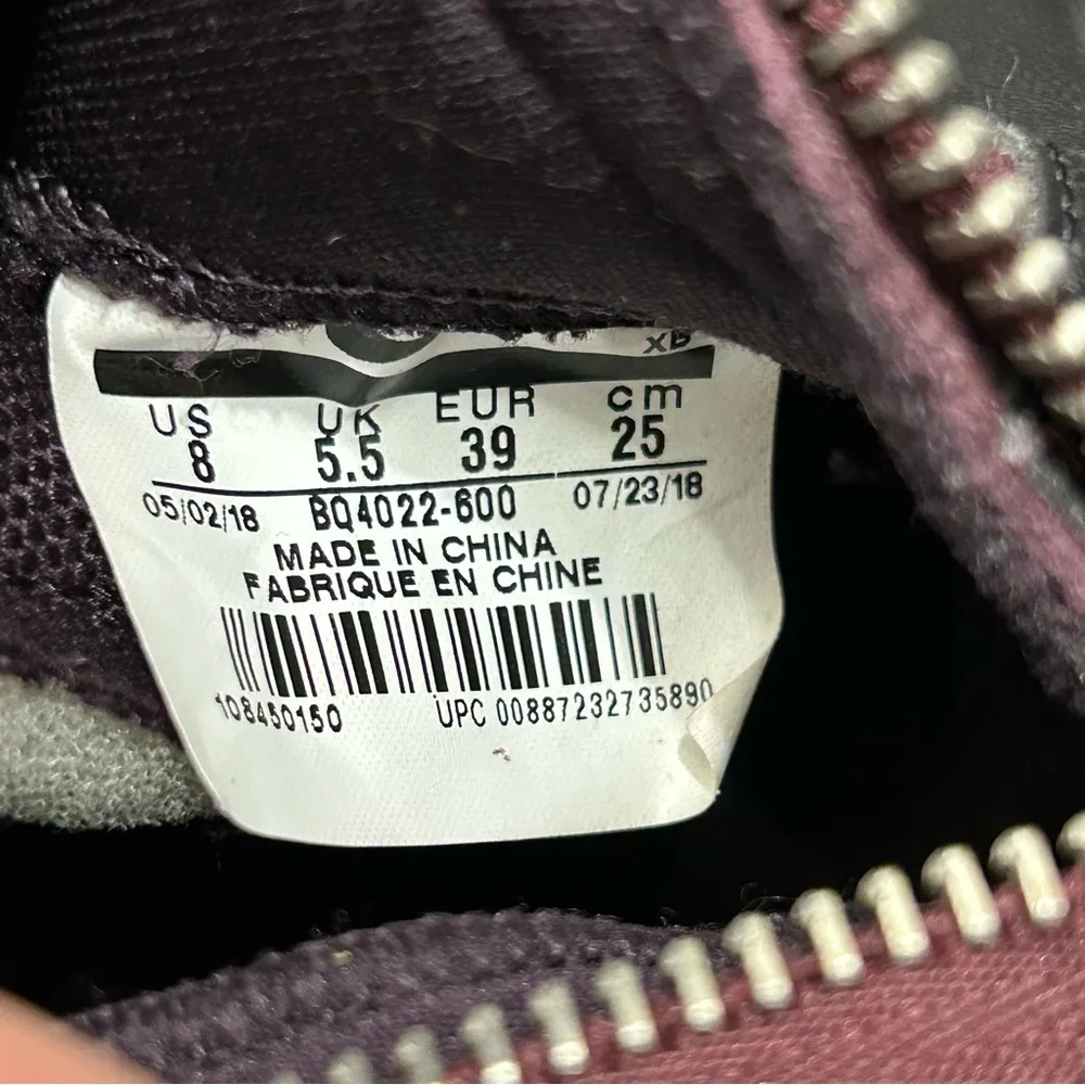 Nike Blazer Mid Rebel XX Burgundy Crush Sneakers Shoes BQ4022-600 Womens Size 8. - Image 7