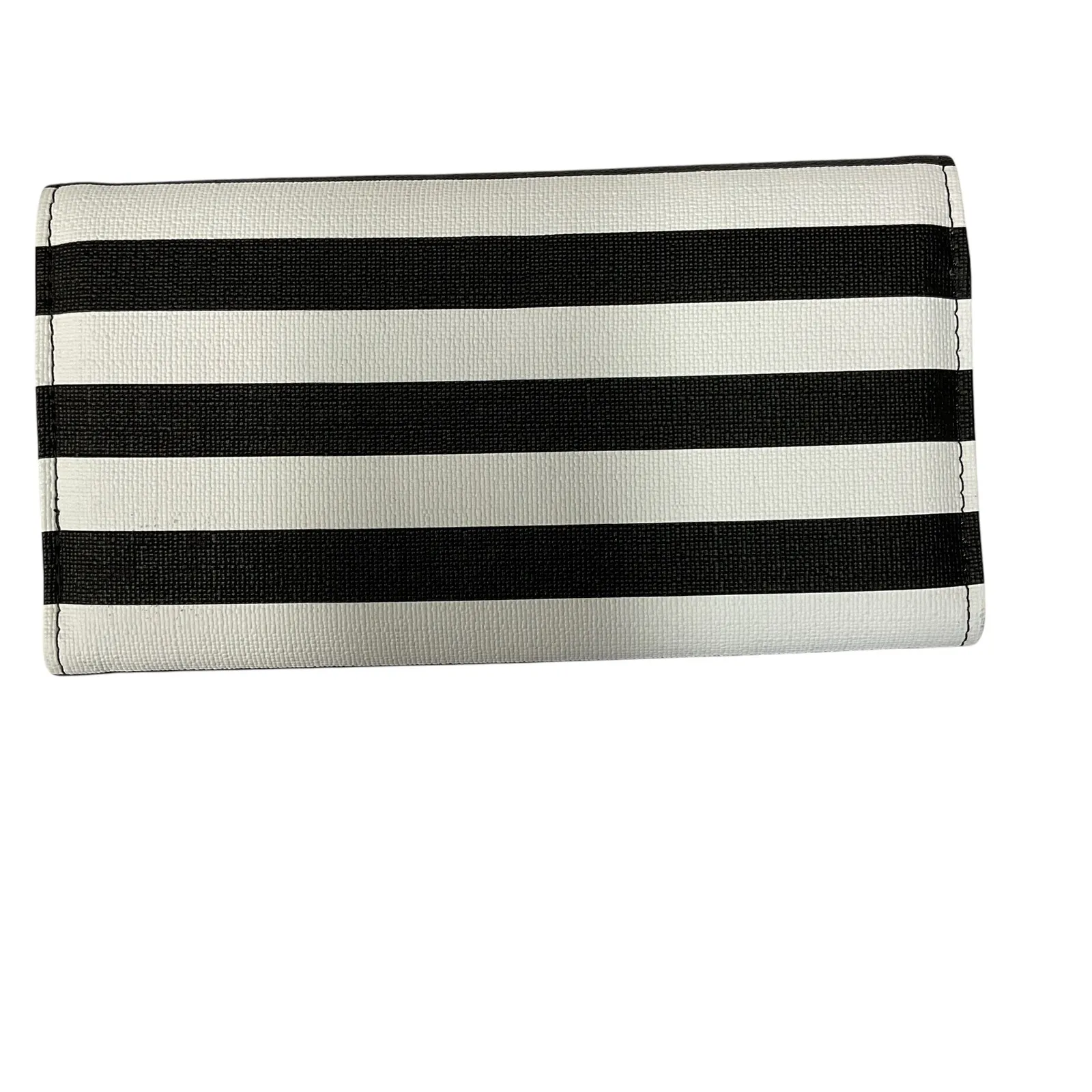 KUT from the Kloth Striped Wallet Clutch Snap‎ Closure Key Card Holder - Image 2