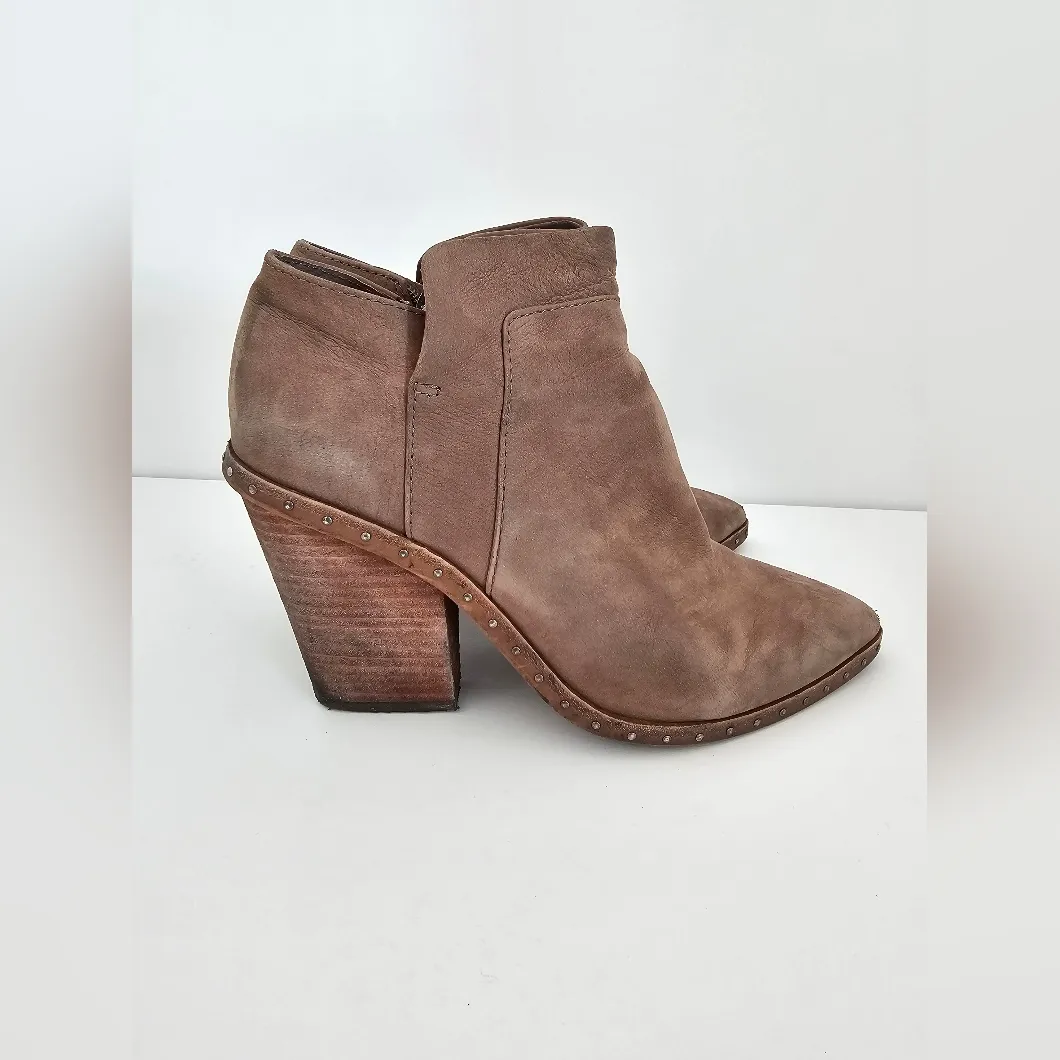 Mercer Edit Me Road Rage Booties In Taupe Size 8 Tan - Image 2