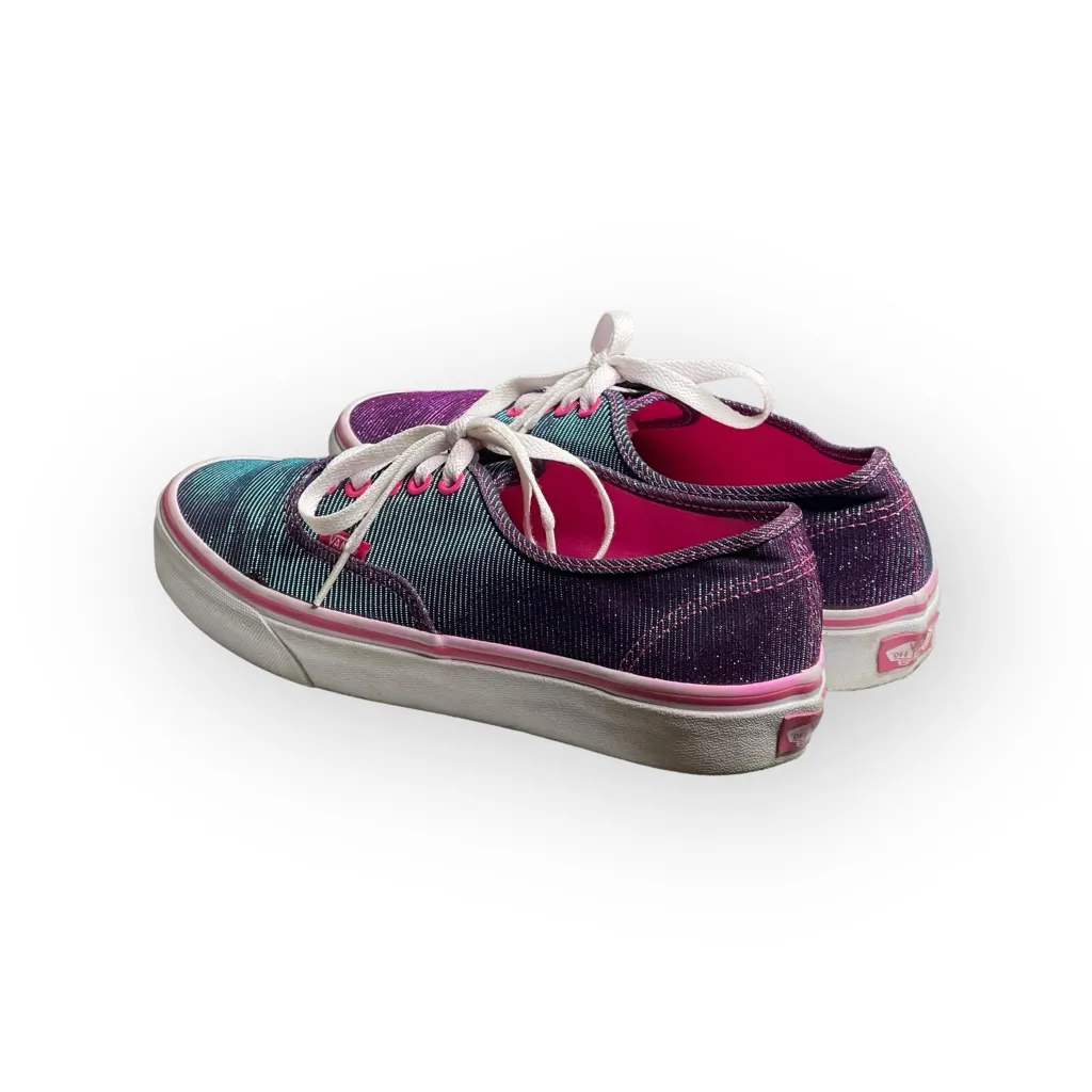 Vans® ✌︎︎ OG Authentic Lace Up Skate Shoes Sneakers ✌︎︎ Shimmer Magenta ✌︎︎ 9 - Image 5