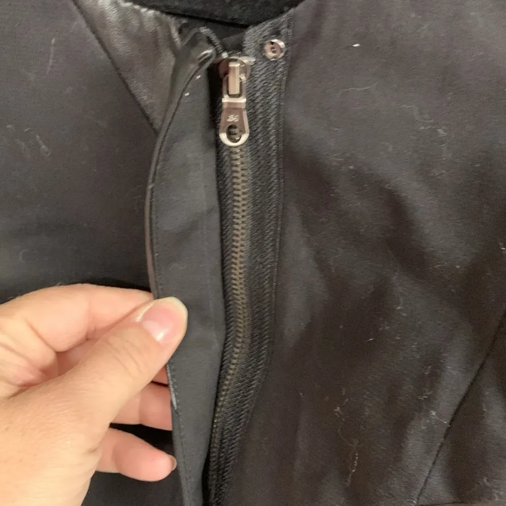 3.1 Phillip Lim for Target Full Front Zip Black Vegan Leather Dress Size 8 - Image 4