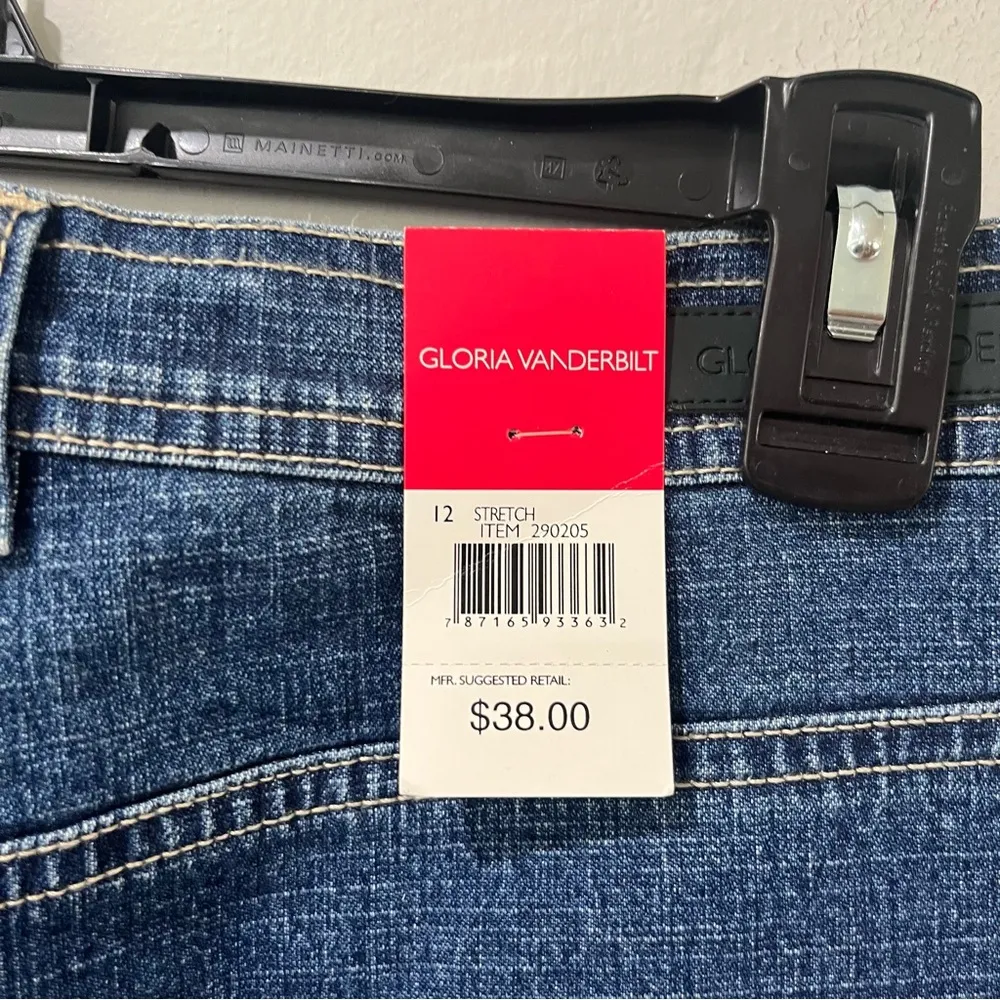 NWT GLORIA VANDERBILT GLORIA PERFECT FIT antique Blue BOOT WOMEN'S SIZE JEANS 12 - Image 13