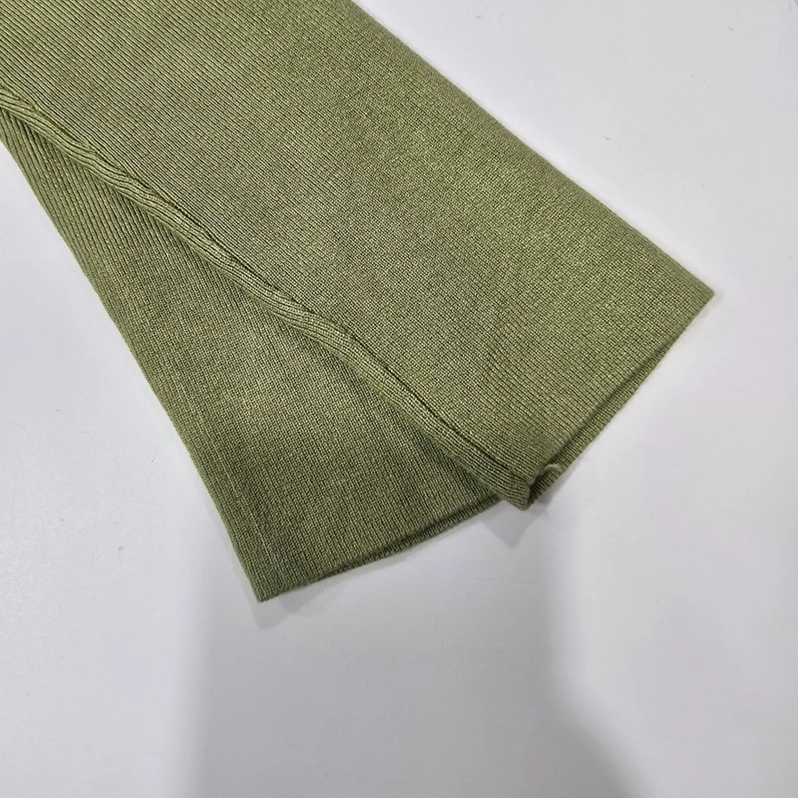 Superdown Victoria Square Neck Bodysuit in Green Medium - Image 9