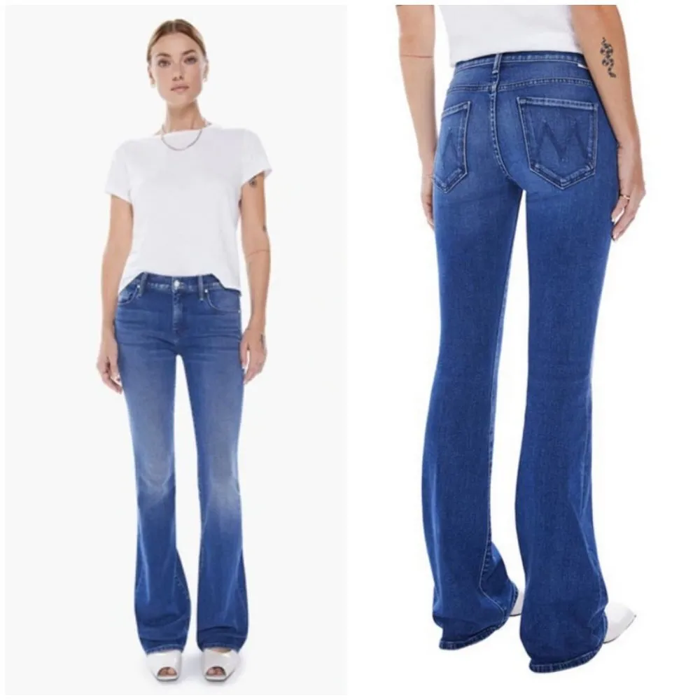 💕MOTHER💕 The Down Low Weekender Heel Jeans ~ High Tide 31 NWT Blue - Image 3