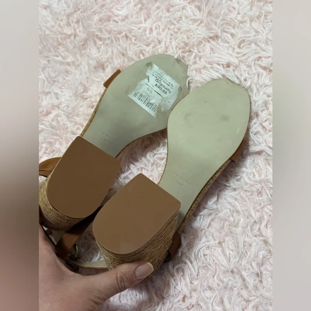 Steve Madden Women's Merritt Heeled Sandal Cognac Brown Leather Heels Size 8.5 - Image 7