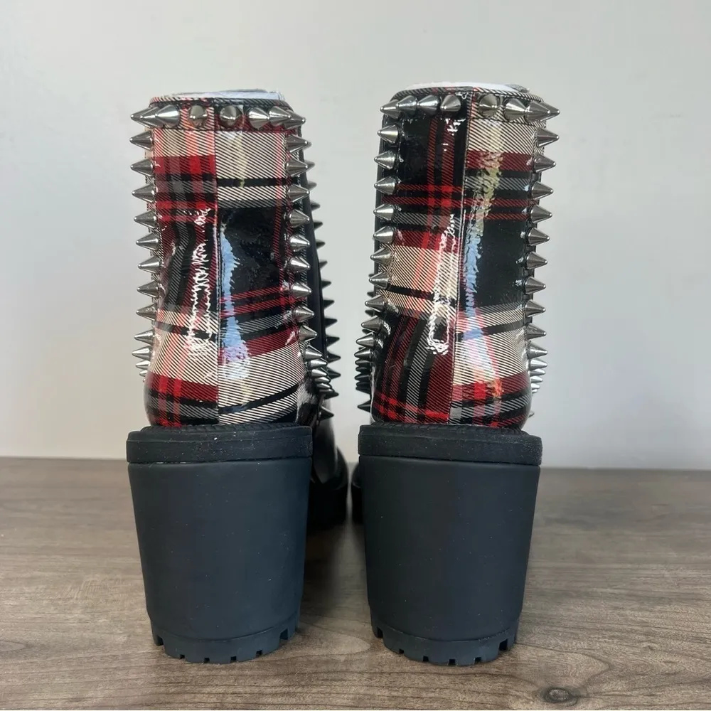 Jessica Simpson Demmie Plaid Women's Ankle Boot Size 6 #B1159 - Image 5