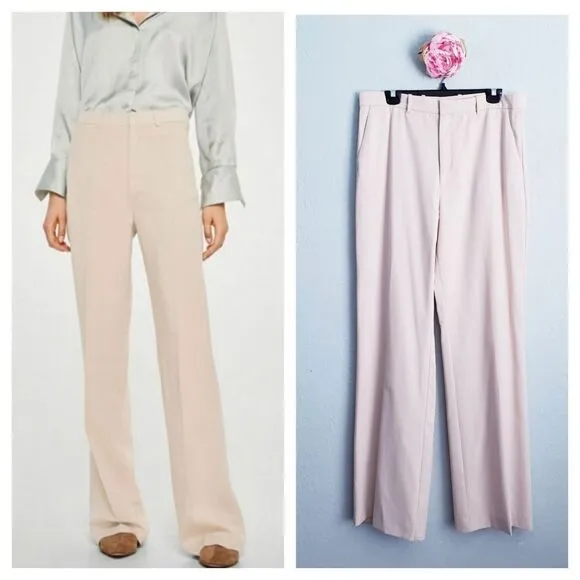 Mango Suit Pantalon Basilio Cream Slacks - Image 2