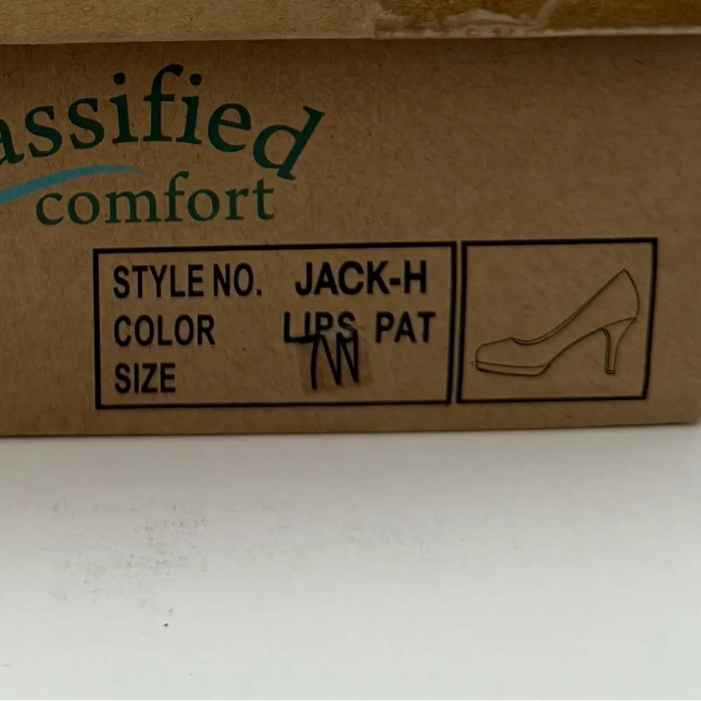 Cityclassified Red Platform Heels Size 7 Cherry Retro High Heel Pumps Glossy New - Image 10