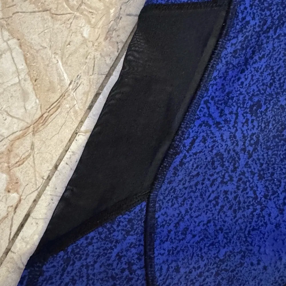 Lululemon Rush Hour 21" Crop Power Luxtreme Spray Jacquard Sapphire Blue Black 4 - Image 7