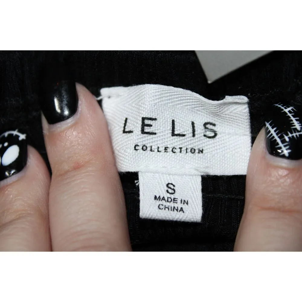 NWT Womens Le Lis Collection SM6653 Black Viscose Strapless Dress Romper Size S - Image 4