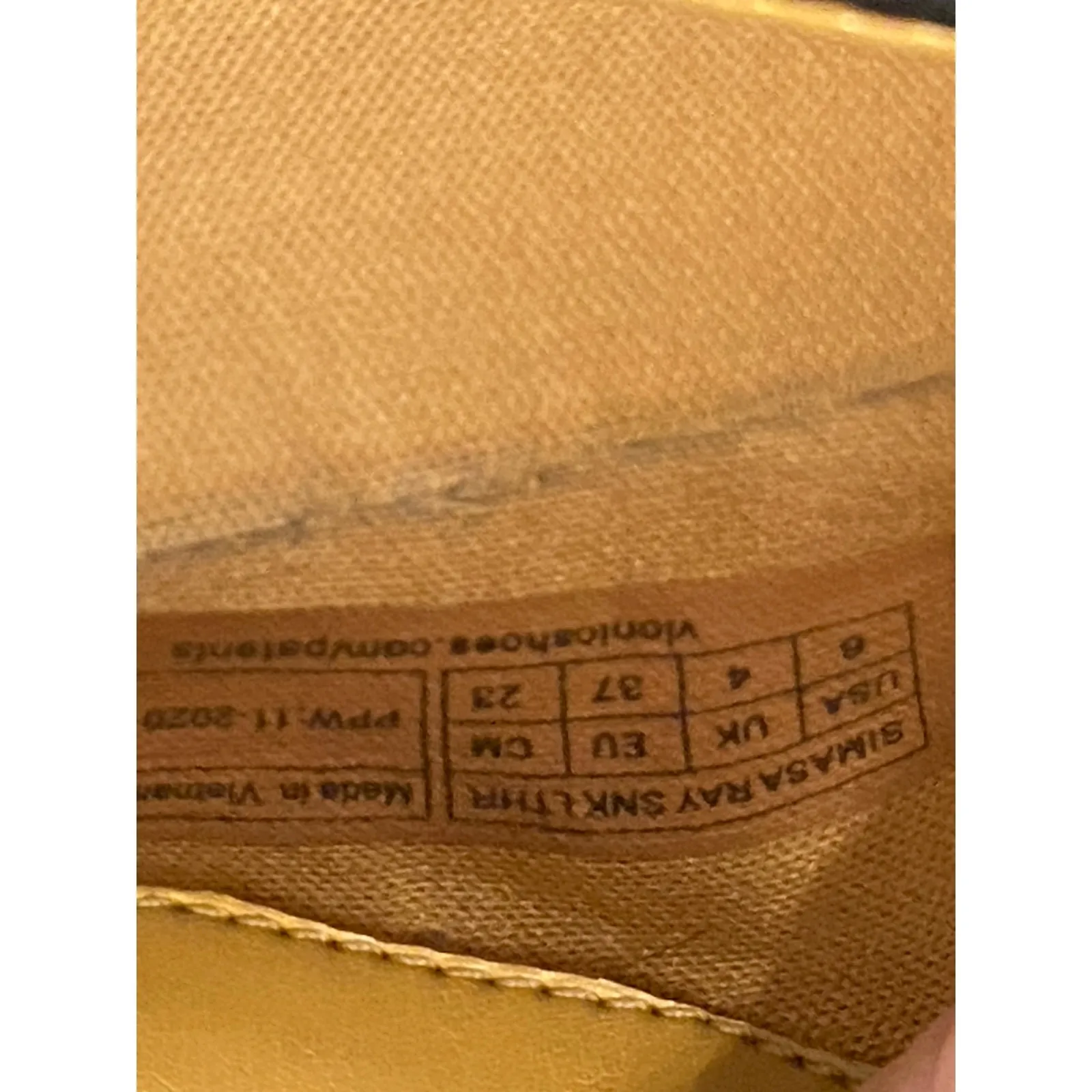 Vionic‎ Simasa Ray Snake Print Heel Leather Sneakers Black White Women's Size 6 - Image 7