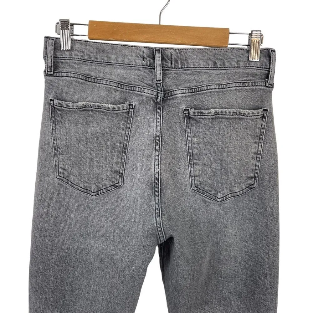 AGOLDE Nico High Rise Straight Leg Button Fly Jeans in Risk Size 28 Slim Fit - Image 13