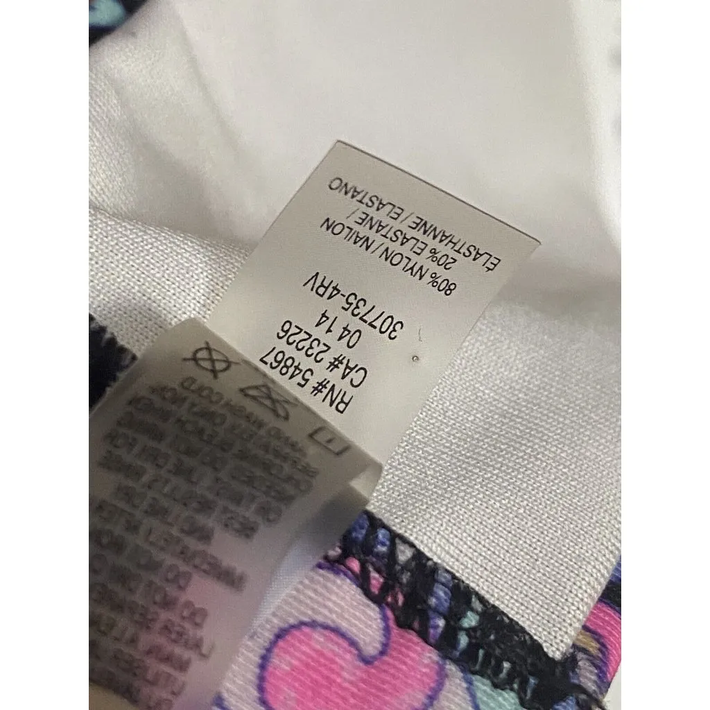 Victoria's Secret Purple Blue Pink Paisley Halter Push-Up Bikini Swim Top 34DD - Image 6