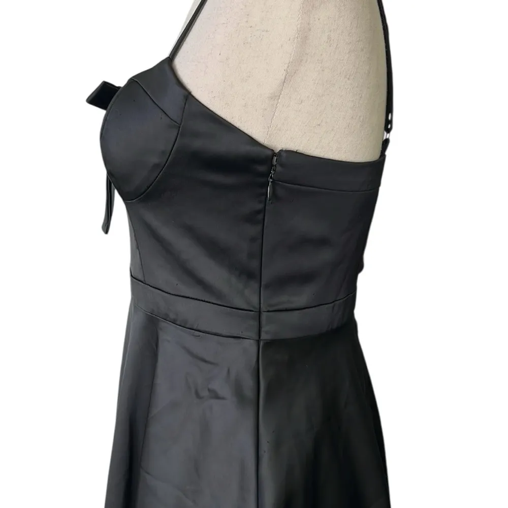 Forever 21 Exclusive Satin Fit and Flare Corset Dress - Image 8