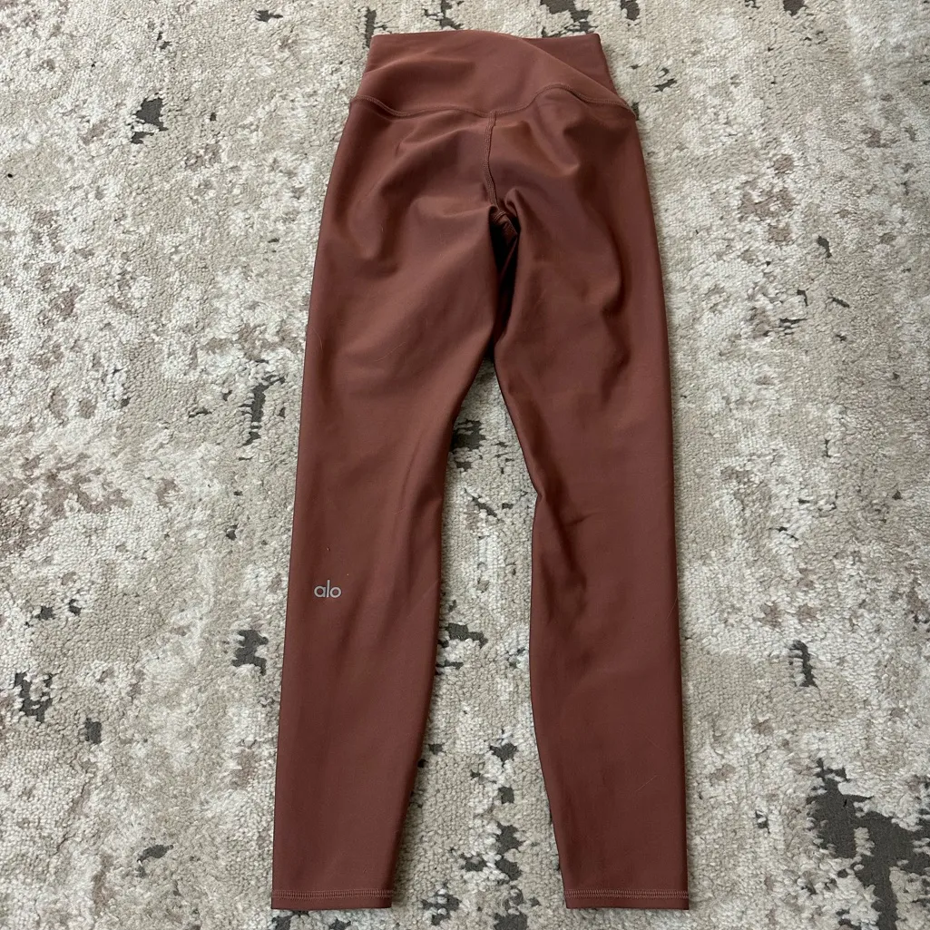 Alo Yoga High Waist 7/8 Airlift Leggings Size XXS - Chestnut - Image 4